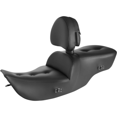 Saddlemen - Saddlemen Heated Road Sofa Pillow Top Seat with Drivers Backrest - 897-07-181BRHC