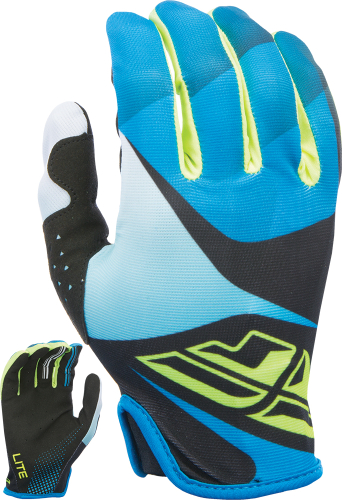 Fly Racing - Fly Racing Lite Gloves (2017) - 370-01108 - Blue/Black/Hi-Vis - 8