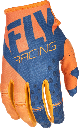 Fly Racing - Fly Racing Kinetic Gloves  - 371-41811 - Orange/Navy - X-Large