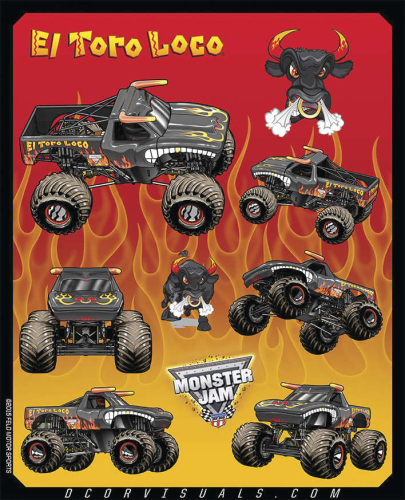 DCOR - DCOR Decal Sheet - El Toro Loco Red - 40-90-207