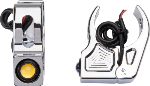Joker Machine - Joker Machine Fork-Mount Turn Signal -  Chrome Plated - 05-221-3
