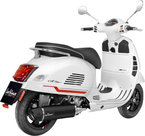 Leo Vince - Leo Vince Nero Slip-On - Stainless Muffler - Carbon End Cap - 14071