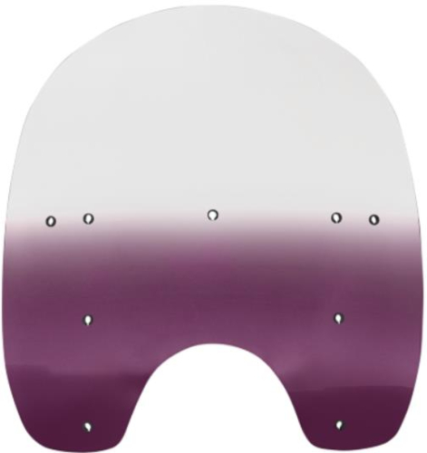 Memphis Shades - Memphis Shades Replacement Plastic for HD Quick-Release Compact Windshield - 17in. - Gradient Purple - MEP6284