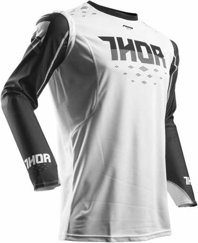 Thor - Thor Prime Fit Rohl Jersey - XF-2-2910-4228 - Black/White - X-Large