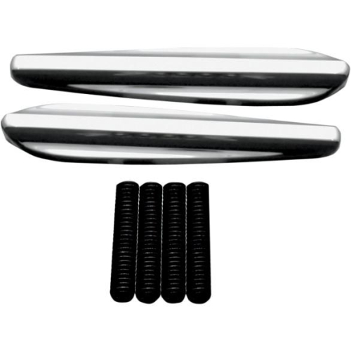 Covingtons - Covingtons Turn Signal Eliminators - Finned - Chrome - C1306-C