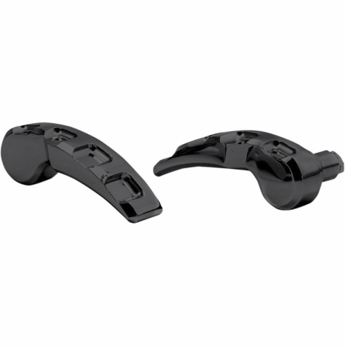 LA Choppers - LA Choppers Fusion Saddlebag Latch Handles Set - Decadent Black Powdercoat - LA-F395-00B