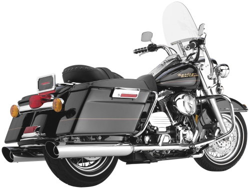 Cobra - Cobra 4in. Slip-Ons - Slashdown - Chrome - 6201SD