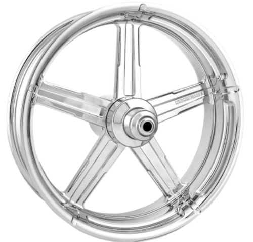 Performance Machine - Performance Machine Formula One-Piece Aluminum Front Wheel (Dual Disc) - 21x3.5in. - Chrome - 12027106RFRMBM