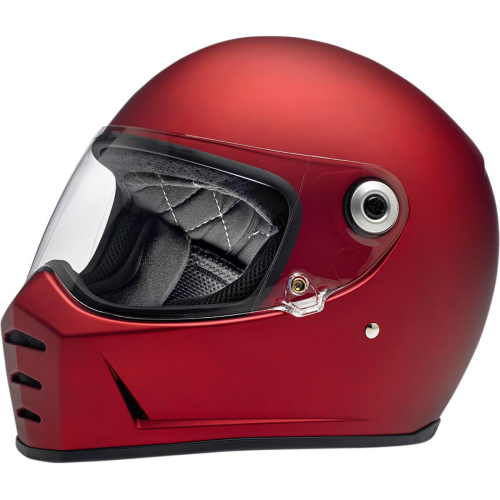 Biltwell Inc. - Biltwell Inc. Lane Splitter Solid Helmet - 1004-206-102 - Flat Red - Small