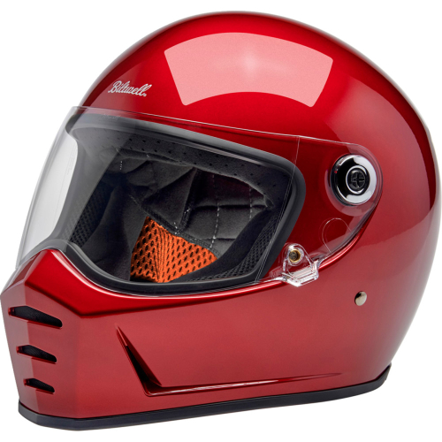 Biltwell Inc. - Biltwell Inc. Lane Splitter Solid Helmet - 1004-351-501 - Red - X-Small