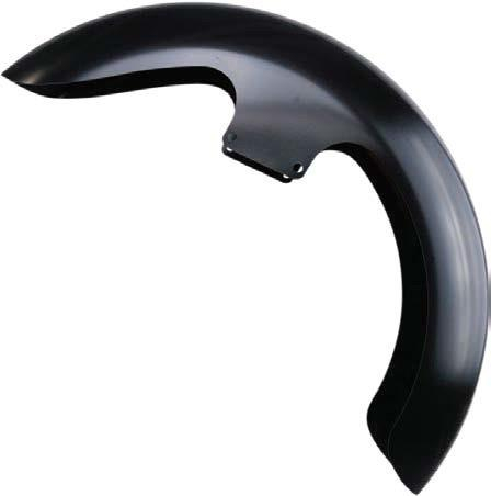 Bagger Nation - Bagger Nation 26in. Thicky Fender - Black Spacer - THICKY26-14L-B