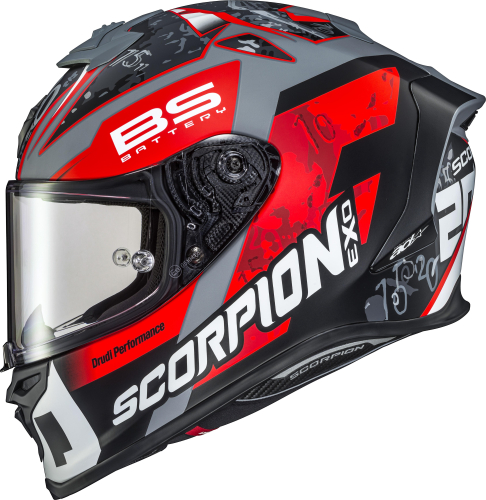 Scorpion - Scorpion EXO-R1 Air Quartaro Helmet - R1-4015 - Red LE - Large