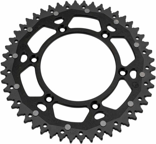 Moose Racing - Moose Racing Dual Rear Sprockets - Black - 49T - 1210-822-49-10X