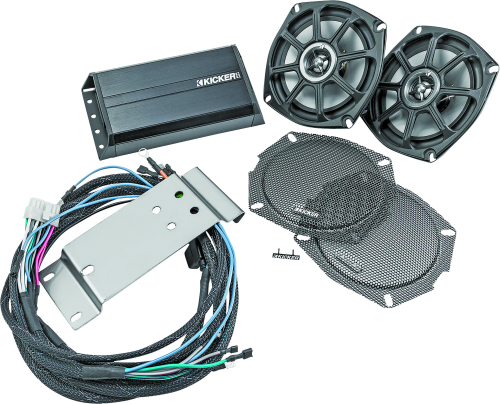 KICKER - KICKER Front Speaker/Amp Upgrade Kit - FHDR98