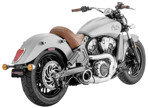 Freedom Performance - Freedom Performance Turnout 2:1 Exhaust - Chrome/Chrome - IN00077