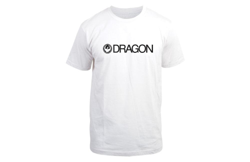 Dragon Alliance - Dragon Alliance Trademark T-Shirt - 723-2482-01M - Staple Line White - Medium