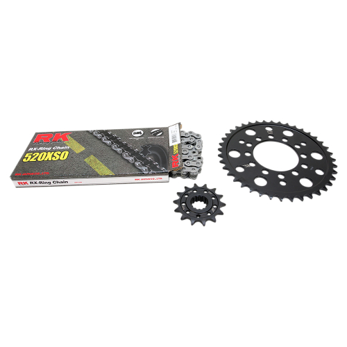 RK - RK Quick Acceleration Chain Kit with Steel Sprocket - Natural - 2068-980E