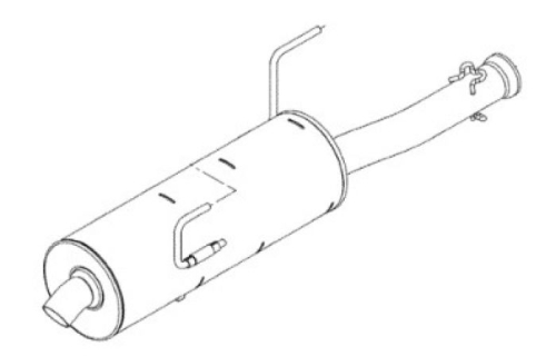 Exsound - Exsound Exsound Exhaust - S-EXS-B-V515