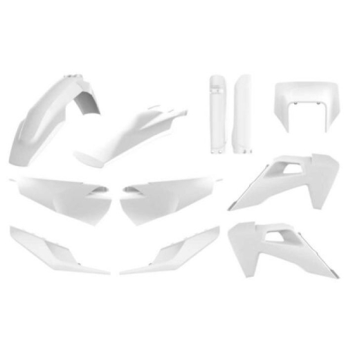 Polisport - Polisport Enduro Plastic Kit - White - 91126