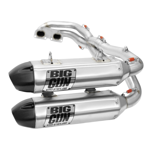 Big Gun - Big Gun EXO Stainless Series UTV Dual Complete Exhaust System - 14-7873
