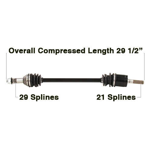TYTANEUM - TYTANEUM OE Style CV Axle - CAN-7082