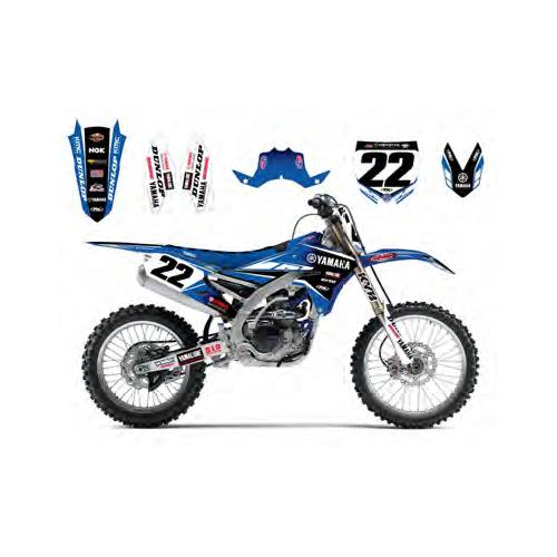 Factory Effex - Factory Effex Yamaha Complete Team Graphic Kit - 23-09228