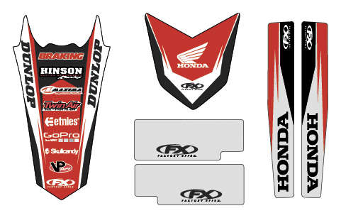 Factory Effex - Factory Effex Trim Kit - Honda - 20-50328