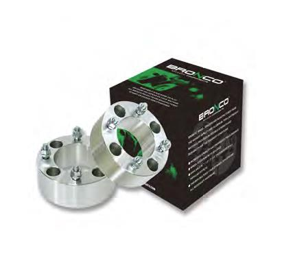 Bronco - Bronco ATV/UTV Wheel Spacers - 4x115/10x1.25 - 2.5in. Wide - AC-06663