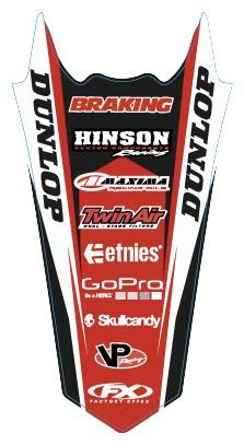 Factory Effex - Factory Effex Rear Fender Graphics - Honda - 20-32330