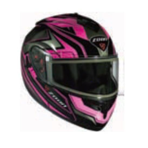 Zoan - Zoan Optimus Eclipse Graphics Snow Helmet with Double Lens Shield - 238-346 - Pink - Large