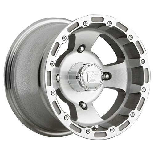 Vision Wheel - Vision Wheel Type 161 Bruiser Wheel - 12x7 - 4+3 Offset - 4/156 - Silver - 161-127156M4