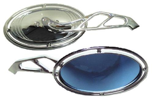 Emgo - Emgo Buffalo Mirror - Blue Tinted Convex Lens - 20-95205