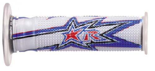 Harris Grips - Harris Grips EVO Grips - White - Perforated - 02632/FRBA