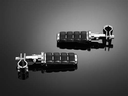 Highway Hawk - Highway Hawk Universal Footpegs with 3-Piece Clamp - Tech Glide - HH-73-493