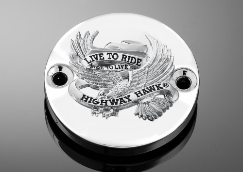 Highway Hawk - Highway Hawk Master Cylinder Cover - Live To Ride - HH-452-004