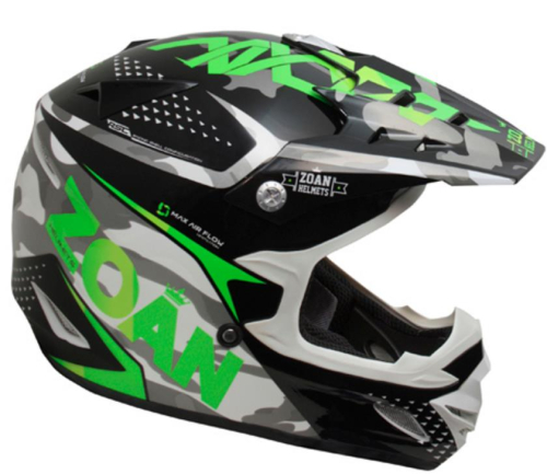 Zoan - Zoan MX-1 Sniper Graphics Helmet - 021-554 - Green - Small