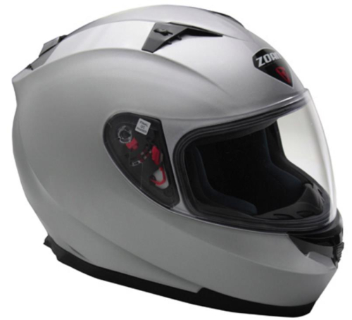 Zoan - Zoan Blade SV Solid Snow Helmet with Double Lens Shield - 035-125SN - Silver - Medium