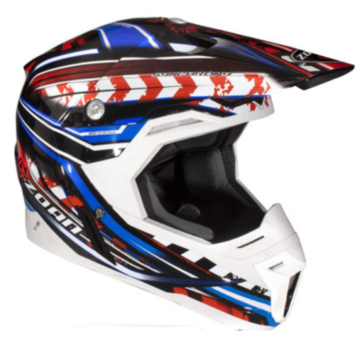 Zoan - Zoan Synchrony MX Monster Graphics Helmet - 521-193 - Black/Blue/Red - X-Small