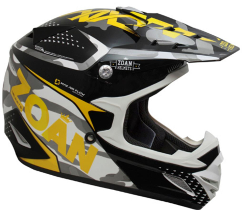 Zoan - Zoan MX-1 Sniper Graphics Helmet - 021-544 - Yellow - Small