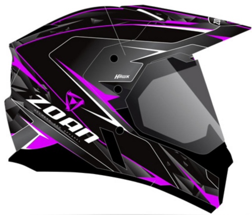 Zoan - Zoan Synchrony Duo-Sport Hawk Graphics Helmet - 521-554 - Magenta - Small