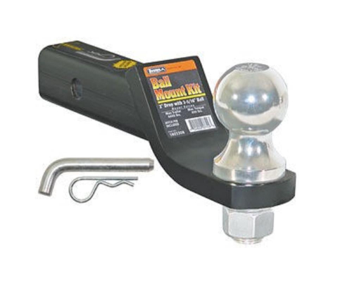 Buyers - Buyers Ball Mount Kit - Black Mount with Chrome Ball - 1803307