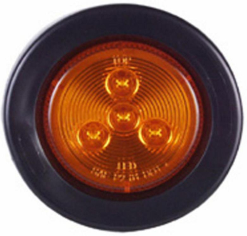 Optronics Inc - Optronics Inc Round LED Sealed Marker/Clearance Lights - 2in. - Amber - 4 Diodes - MCL-55AK AMBER