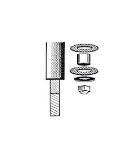 Emgo - Emgo Mirror Stem Mounting - 7in. Harley Long - 20-34850