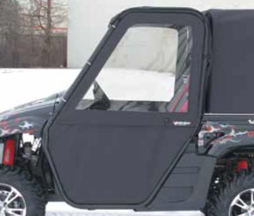 PR Products - PR Products Pro-Rhino Full/Half Doors - Black - PR-FD-BK