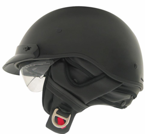 Zoan - Zoan Route 66 Solid Helmet - 031-023 - Matte Black - X-Small
