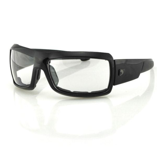 Bobster Eyewear - Bobster Eyewear Trike Sunglasses - ETRI001C - Black/Clear Lens