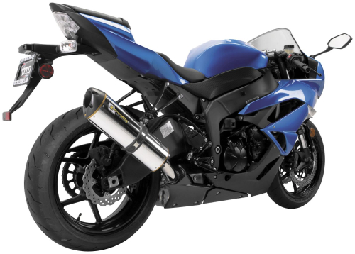 Two Brothers Racing - Two Brothers Racing M-2 V.A.L.E. Slip-On (High Mount) - Titanium - 005-2990408V