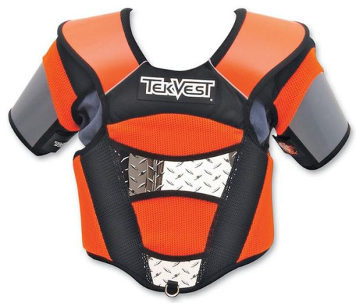Tekrider - Tekrider Pro Lite SX Tekvest - TVSX2606 - Orange - X-Large