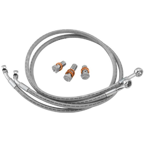 Goodridge - Goodridge Stainless Steel Braided Brake Line Kit - YA2876-2FC