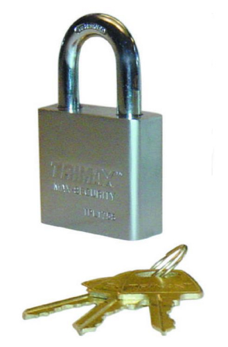 Trimax - Trimax Maximum Security Padlock - 50mm Square Body, 1.25in. x 10mm Shackle - TPL175S